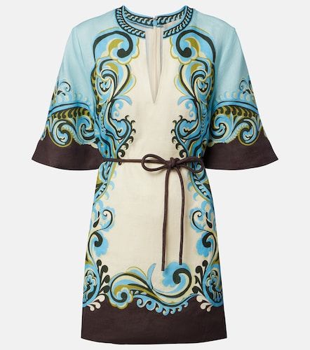 Alémais Robe Natalia en lin à imprimé - Alemais - Modalova