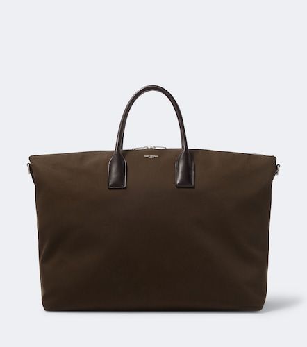 Cabas en toile et cuir - Saint Laurent - Modalova