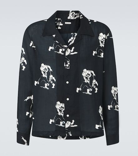 Chemise Football Silhouette en lin - Bode - Modalova