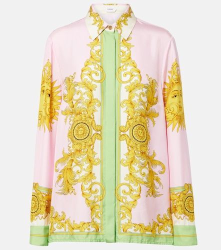 Versace Chemise imprimée en soie - Versace - Modalova