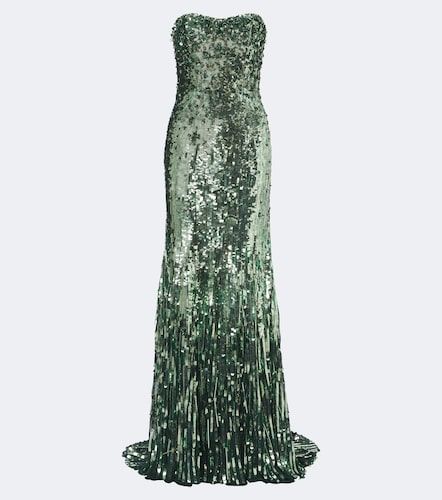 Robe longue bustier Kimi à sequins - Jenny Packham - Modalova