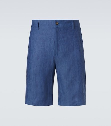 Canali Bermuda en lin - Canali - Modalova