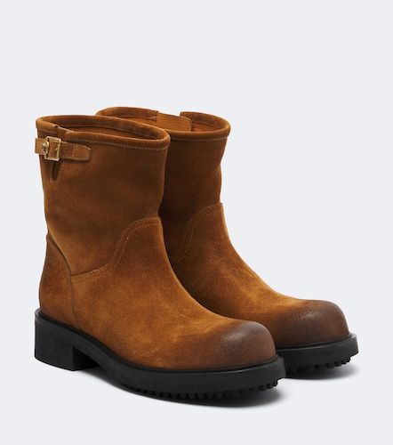 Versace Bottines en daim - Versace - Modalova