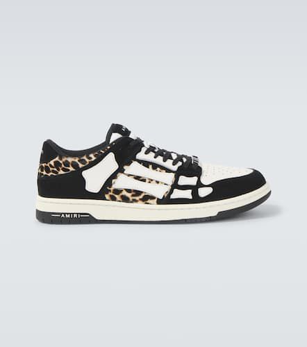 Baskets Leopard Skel Top Low en cuir - Amiri - Modalova