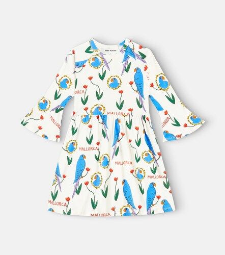 Mini Rodini Robe Parrots en coton - Mini Rodini - Modalova