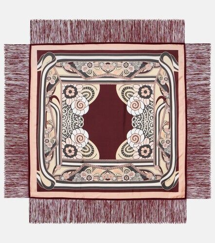Foulard en sergé de soie imprimé - La DoubleJ - Modalova