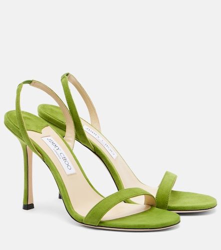 Sandales slingback Jenn en daim - Jimmy Choo - Modalova