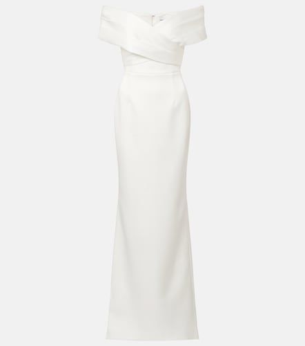 Robe de mariée Blaise en satin à épaules dénudées - Rebecca Vallance - Modalova