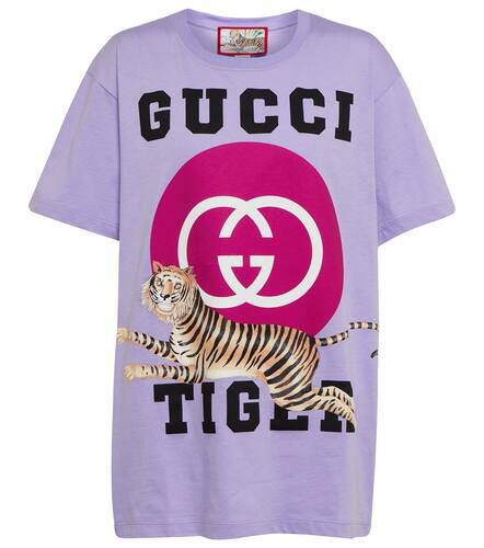 T-shirt en coton à logo - Gucci - Modalova