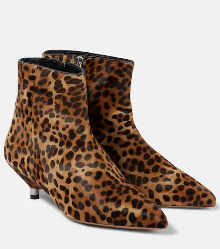 Bottines Eana en daim à motif léopard - Isabel Marant - Modalova