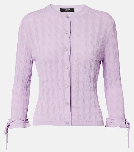 Gucci Cardigan en maille torsadée - Gucci - Modalova
