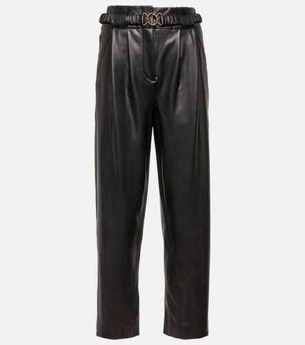 Pantalon Coolidge en cuir synthétique - Veronica Beard - Modalova