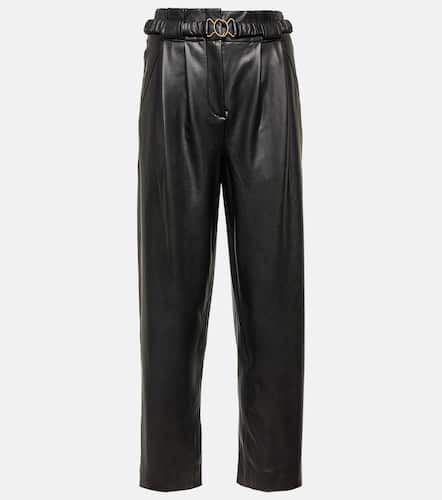 Pantalon Coolidge en cuir synthétique - Veronica Beard - Modalova