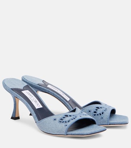 Mules Skye 70 brodées en jean - Jimmy Choo - Modalova