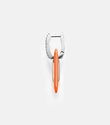 Eéra Boucle d'oreille unique Chiara Small en or blanc 18 ct et diamants - Eera - Modalova