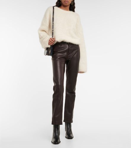 Pantalon Gonda à taille basse en cuir - Petar Petrov - Modalova