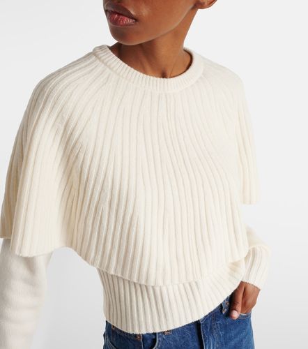 Chloé Top cape en laine et cachemire - Chloe - Modalova