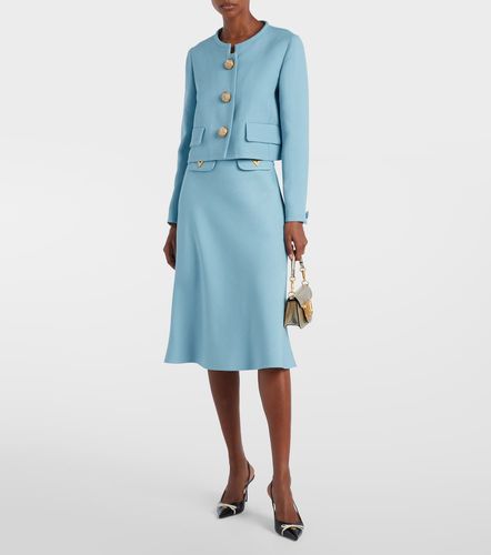 Valentino Jupe midi VLogo en toile - Valentino - Modalova
