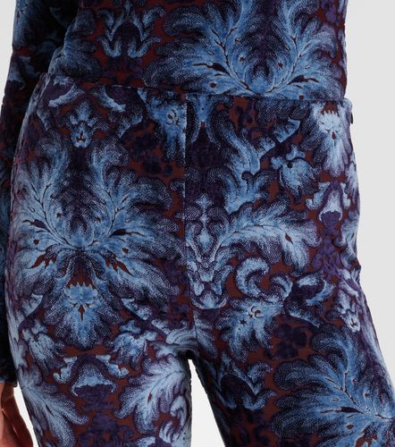 Pantalon évasé imprimé en crêpe - Etro - Modalova