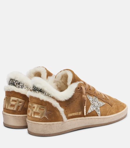 Baskets Ball Star en daim et shearling - Golden Goose - Modalova