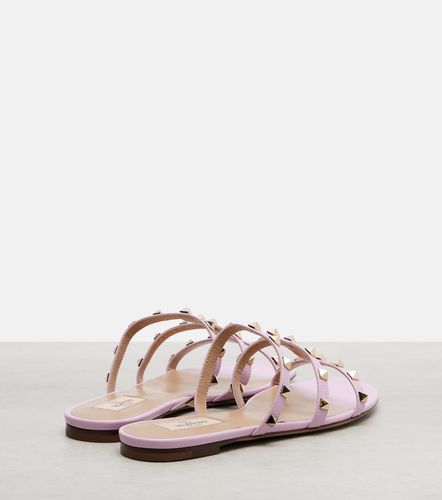 Sandales Rockstud en cuir - Valentino Garavani - Modalova
