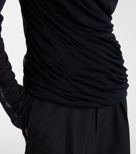 Top en coton drapé à ornements - Junya Watanabe - Modalova