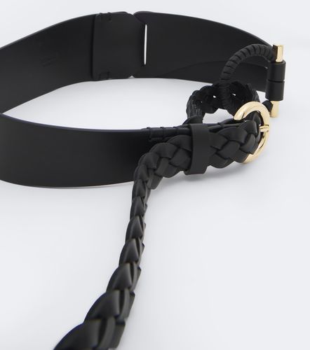 Ceinture Gancini en cuir tressé - Ferragamo - Modalova