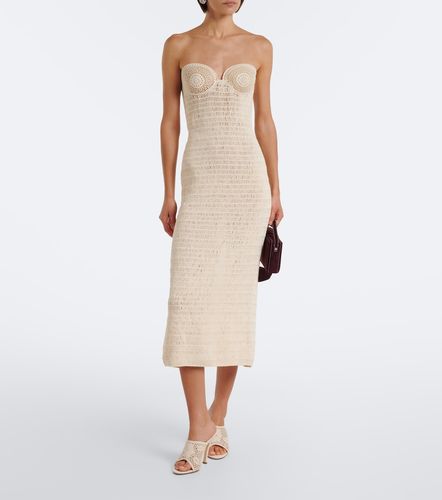 Robe bustier en crochet de coton - Magda Butrym - Modalova