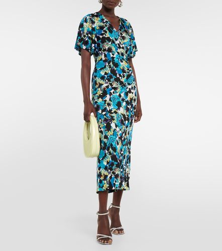 Robe midi Zetna à fleurs - Diane von Furstenberg - Modalova