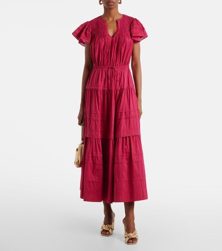 Robe longue Marika en coton et soie - Ulla Johnson - Modalova