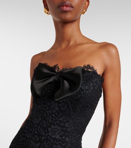 Robe bustier en dentelle - Alessandra Rich - Modalova