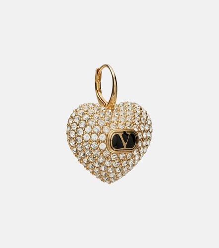 Boucles d’oreilles Cœur Royale à cristaux - Valentino - Modalova