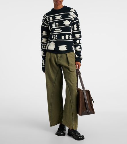Pull en jacquard de laine - JW Anderson - Modalova
