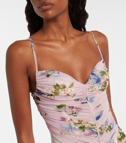 Blumarine Robe longue à fleurs - Blumarine - Modalova