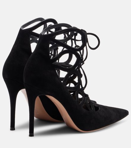 Escarpins Elisa 95 en daim - Gianvito Rossi - Modalova