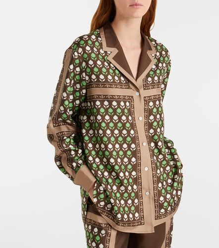 Chemise imprimée en soie - Tory Burch - Modalova