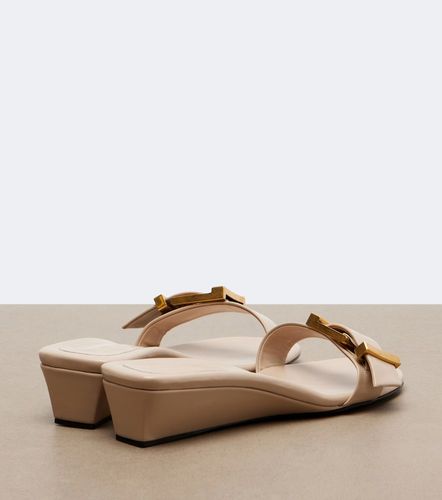 Mules compensées Manhattan en cuir - Khaite - Modalova