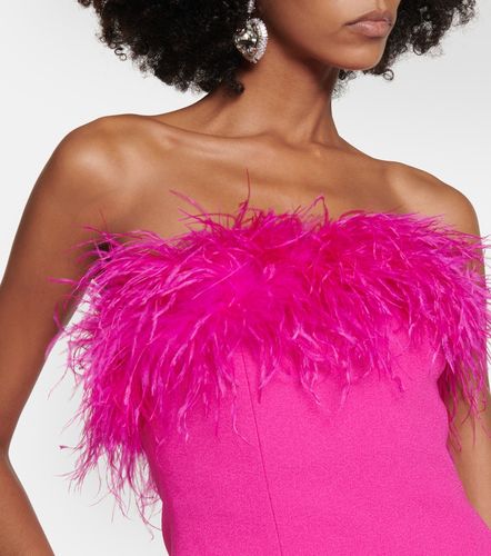Robe en crêpe à plumes - Rebecca Vallance - Modalova