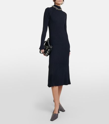 Robe midi Carmen en maille côtelée à col montant - Proenza Schouler - Modalova
