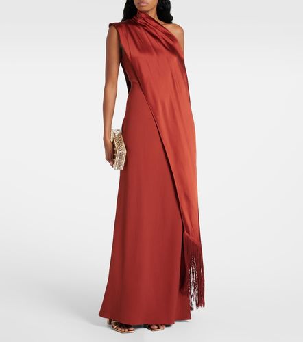 Robe longue Berenson asymétrique à franges - Taller Marmo - Modalova