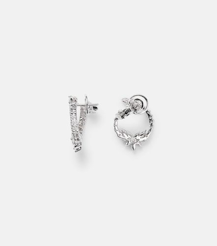 Boucles d'oreilles Y-Not en or blanc 18 ct et diamants - Yeprem - Modalova