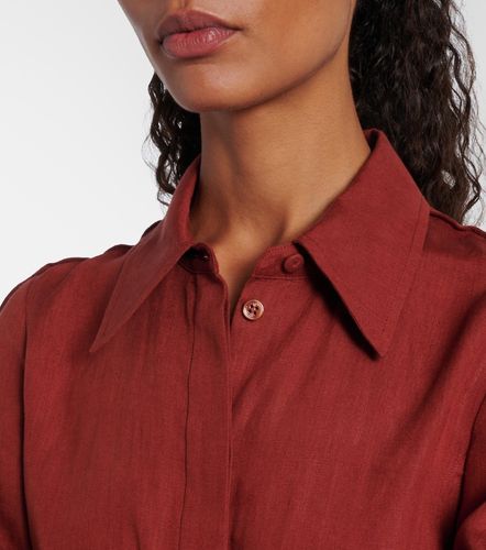 Robe chemise Maude en lin - Gabriela Hearst - Modalova