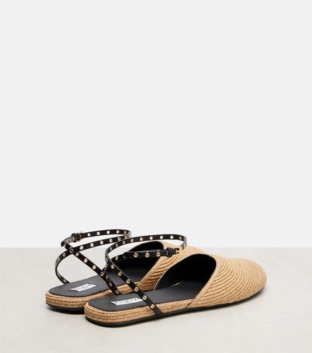 Alaïa Ballerines en raphia et cuir - Alaia - Modalova