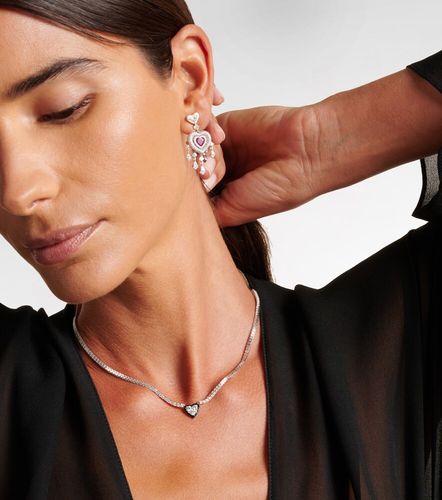 Choker Heart en or blanc 18 ct et diamants - Kamyen - Modalova