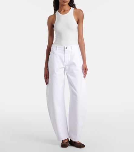 Alaïa Jean barrel à taille mi-haute - Alaia - Modalova
