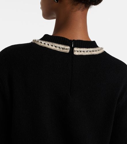 Pull en laine vierge à sequins - Valentino - Modalova