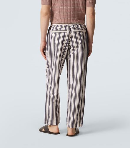 Pantalon droit Sonoran rayé en coton - Orlebar Brown - Modalova
