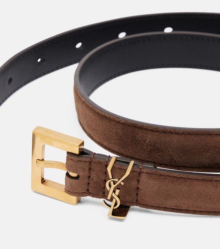 Ceinture Cassandre en daim - Saint Laurent - Modalova
