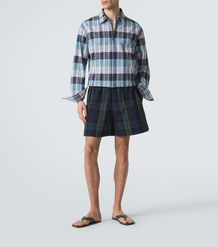 Veste blouson en coton à carreaux - JW Anderson - Modalova
