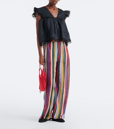 Pantalon ample Mateo en coton à rayures - Staud - Modalova